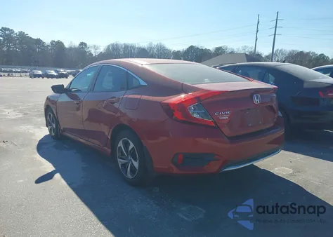 2019 Honda Civic Lx z USA, uszkodzony, nr VIN 19XFC2F62KE020981